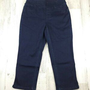 Chico’s Perfect Stretch Nicky Slim Capri Womens Size 00 (28x20.5) NWT